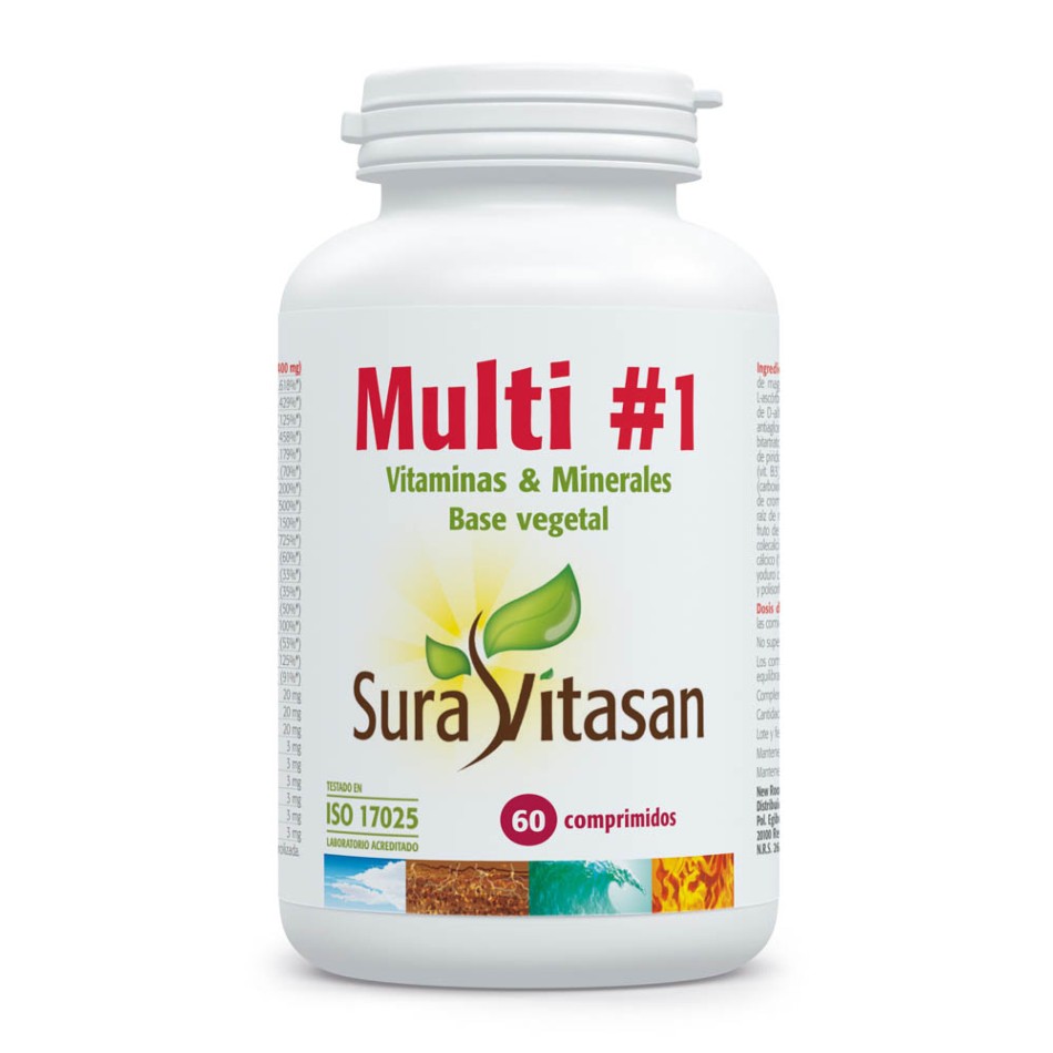 MULTI 1VITAM Y MINERALES 60 comp SURA VITASAN