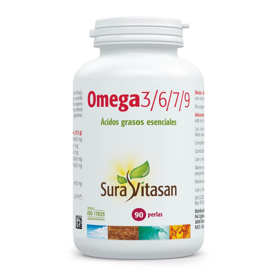OMEGA 3/6/7/9 90 perlas SURA VITASAN