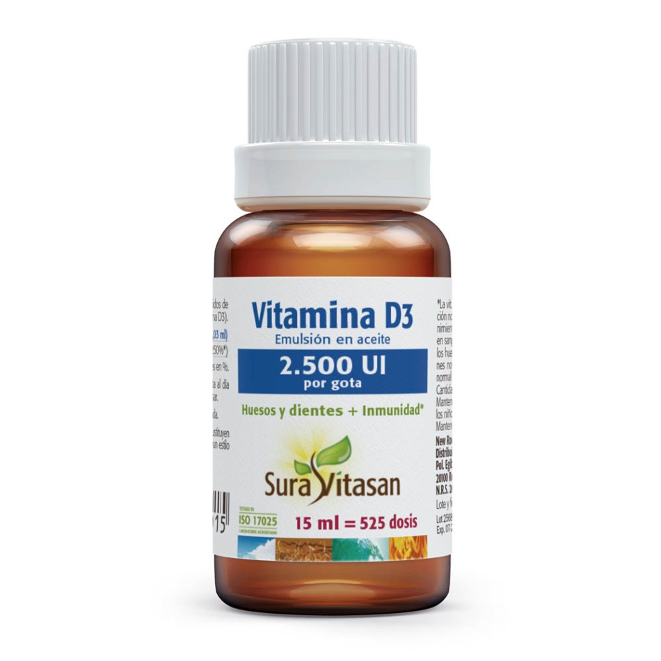 VITAMINA D3 - 2.500 UI SURA VITASAN