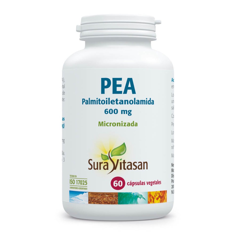 PACK X3 PEA palmitoiletanolamida 600mg 60vcap. SURAVITASAN