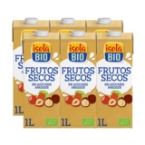 PACK x6 BEBIDA DE FRUTOS SECOS BIO, 1L, ISOLA BIO