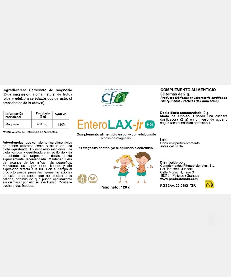 ENTERO LAX JR FS 120 GR CFN 1