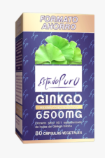 GINKGO 6500mg. 80cap. ESTADO PURO