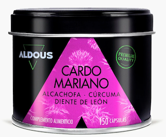 CARDO MARIANO con ALCAHOFA CURCUMA 150 CAPS| ALDOUS BIO