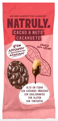CACAO & NUTS CON LECHE | 50g NATRULY