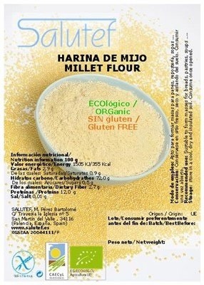 HARINA DE MIJO 750 G SALUTEF