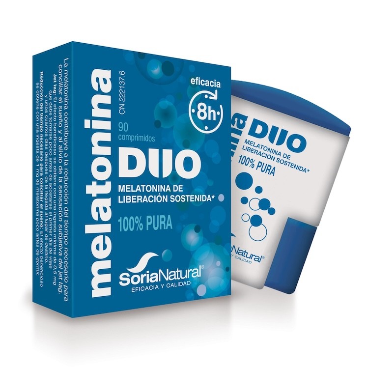 MELATONINA DUO 90 COMP DE 50 MGR SORIA NATURAL