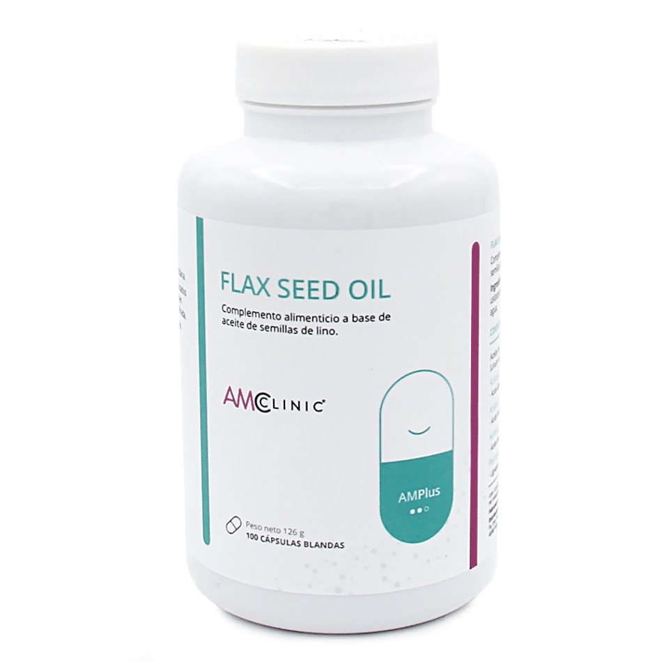 FLAX SEED OIL 100 CAPSULAS AMCLINIC