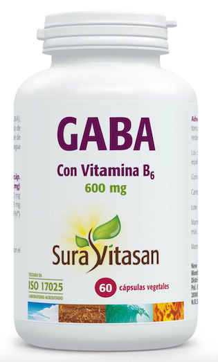 GABA - 600 mg con vitamina B6 60 CAPS SURA VITASAN