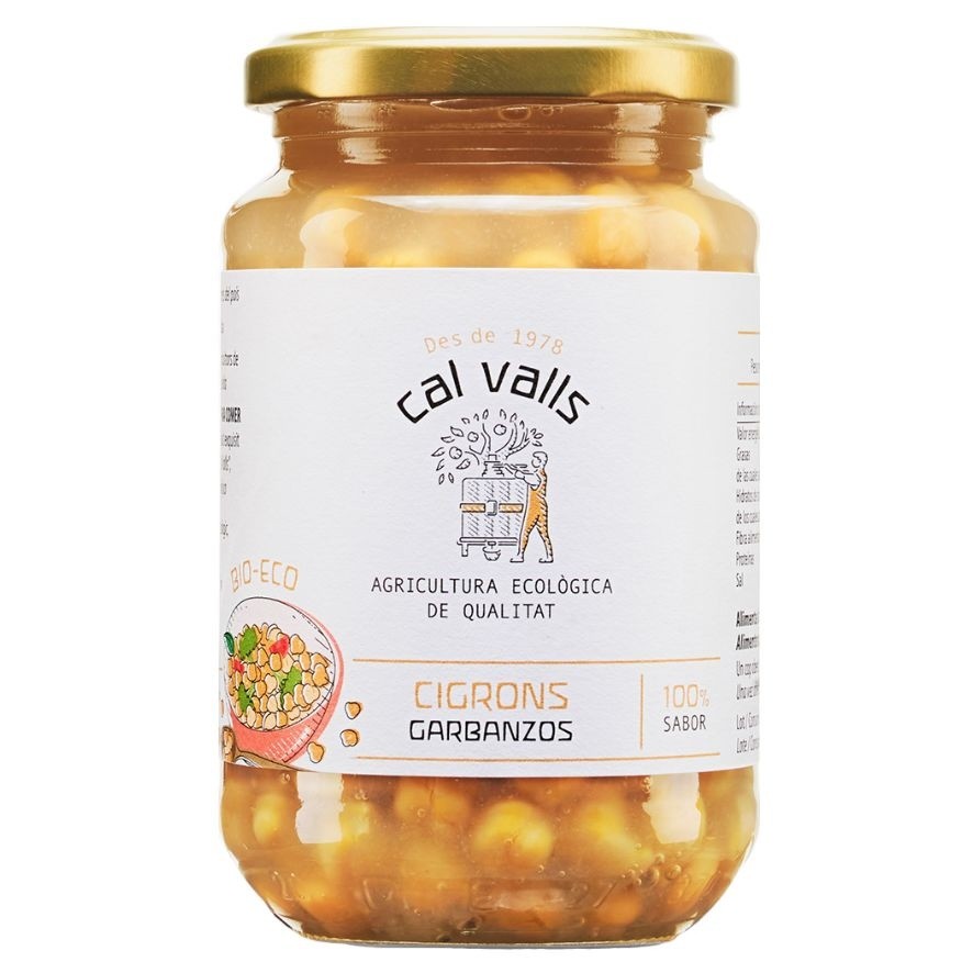 GARBANZOS COCIDOS ECO 350G CAL VALLS