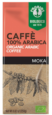 CAFÉ 100% ARÁBICA - para moka 250 GR PROBIOS