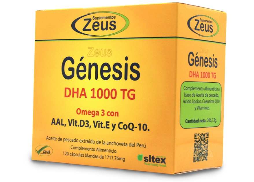 GENESIS DHA TG 1000 120 Caps ZEUS
