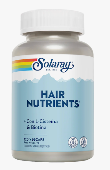 HAIR NUTRIENTS 120 CAPS SOLARAY