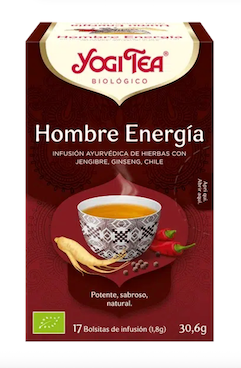 HOMBRE ENERGIA 17 BOLSAS YOGI TEA