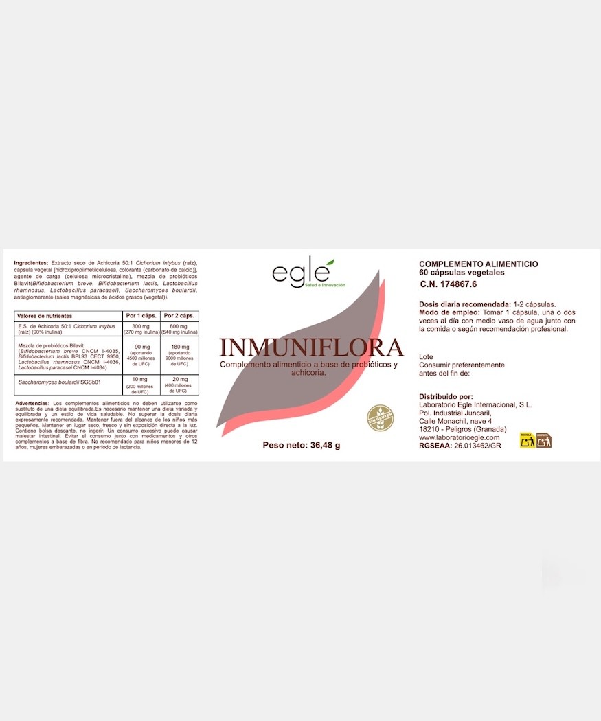 INMUNIFLORA 60 CAPS EGLE 1