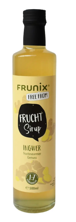 JARABE DE JENGIBRE SIN FRUCTOSA , 500 ml FRUNIX