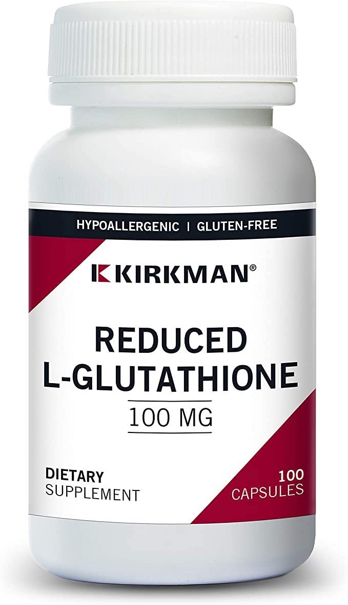  L-Glutatión Reducido 100 mg - Hipoalergénico 100 CAPS KIRKMAN