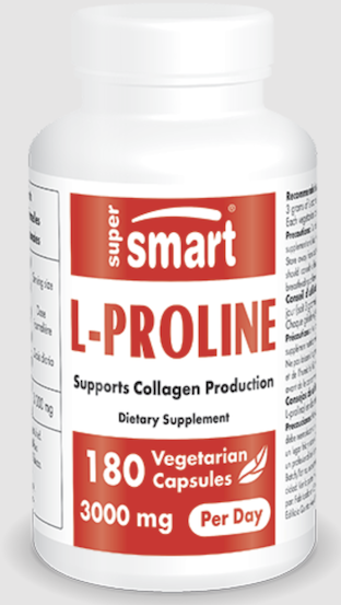 L-PROLINA 500 mg 180 COMP SUPERSMART