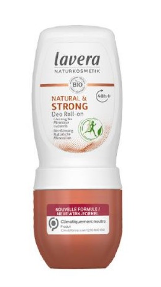DESODORANTE ROLL-ON 48H + STRONG & NATURAL 50 ML LAVERA