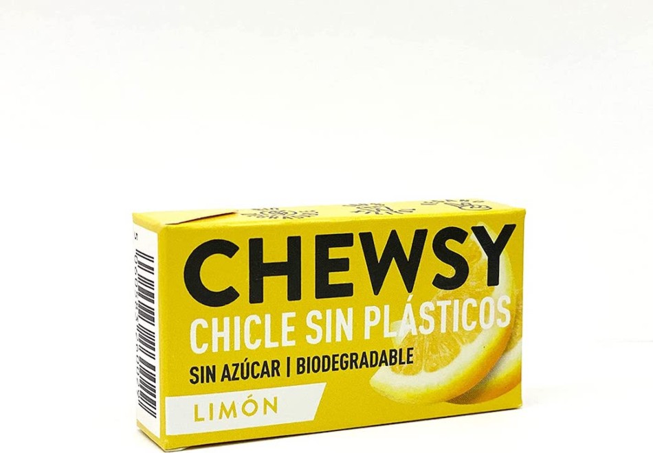 CHEWSY CHICLE SIN PLASTICO LIMON 15 GR