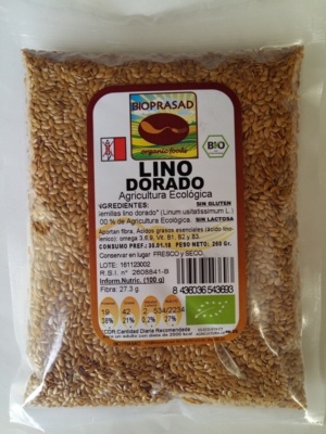 Comprá Semilla de Lino Dorado Molida Organica Aguara 500 g Sin Tacc
