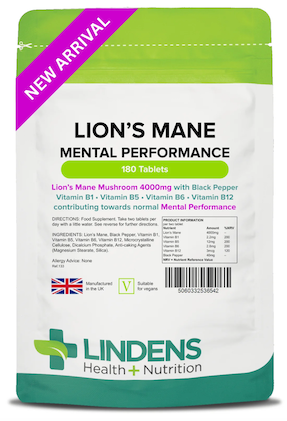  MELENA DE LEON 4000 MG 180 COMPRIMIDOS LINDENS HEALTH + NUTRITION