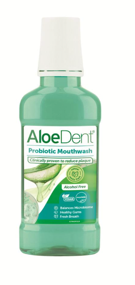 COLUTORIO ALOE VERA PROBIÓTICO SIN FLÚOR 250 ML ALOEDENT