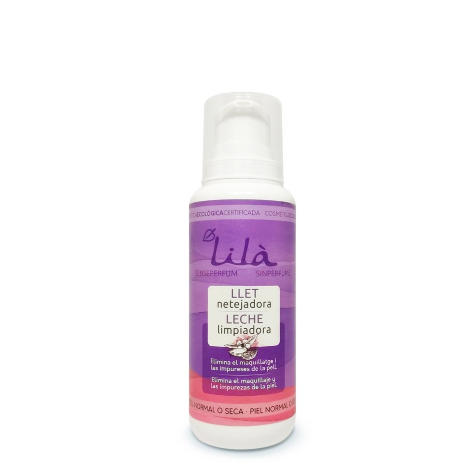 LECHE LIMPIADORA SIN PERFUME 200 ML LILA