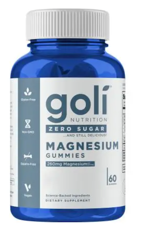MAGNESIO SIN AZÚCAR 60 GOMINOLAS VEGANAS GOLI NUTRITION