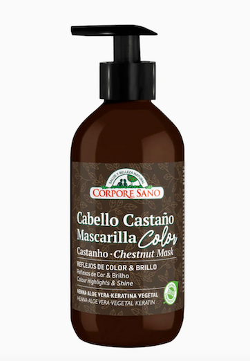 MASCARILLA COLOR CABELLOS CASTAÑOS 280 ML. CORPORE SANO