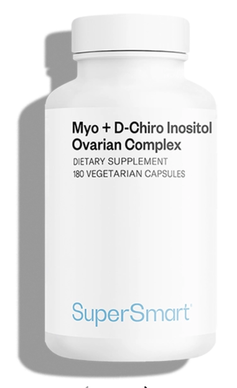 MYO + D-CHIRO INOSITOL OVARIAN COMPLEX 180 CAPS SUPERSMART