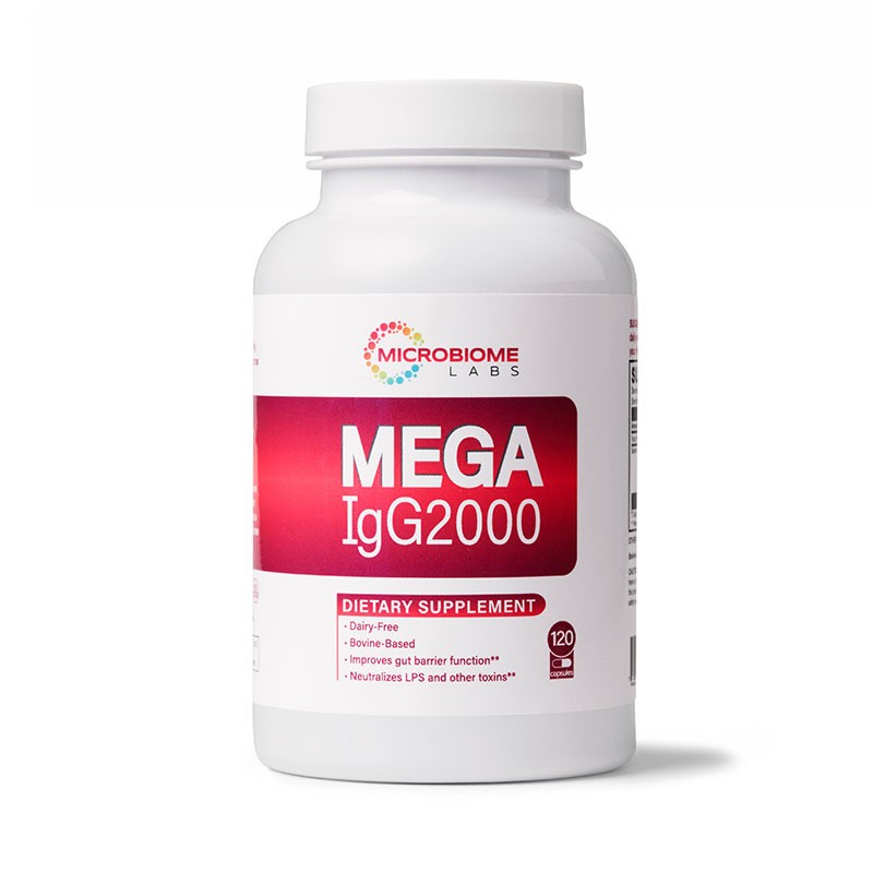 MEGA IgG 2000 120 CAPS MICROBIOME LABS
