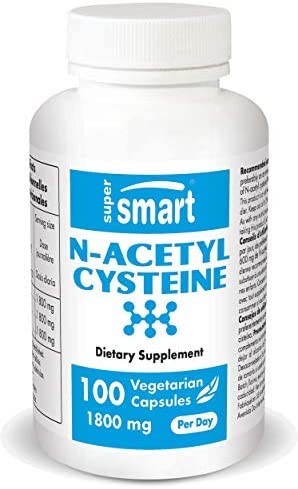 N-Acetyl Cisteína 600 mg 100 CAPS SUPERSMART