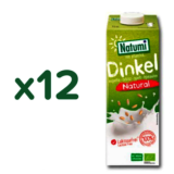 CAJA DE 12 UNI NATUMI BEBIDA DE ESPELTA NATURAL 1L