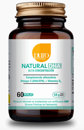NATURAL DHA ALTA CONCENTRACION 60 CAP PURO OMEGA BEPS