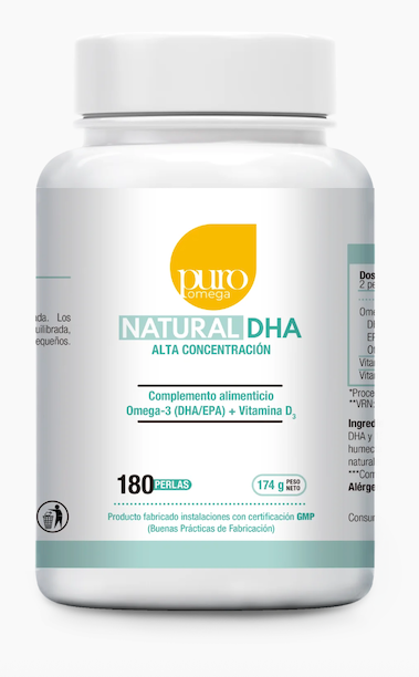 NATURAL DHA alta concentracion 180perlas