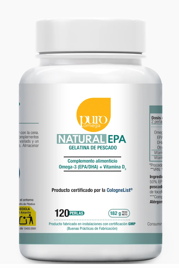NATURAL EPA MAXIMA ABSORCIÓN 120 PERLAS PURO OMEGA BEPS
