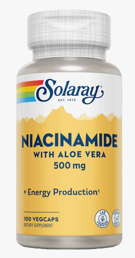 NIACINAMIDA 500 MG - 100 VEGCAPS SOLARAY
