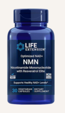 NMN NICOTINAMIDE MONONUCLEOTIDE WITH RESVERATROL ELITE, 30 CAPS LIFE EXTENSION 