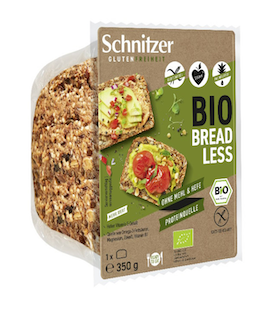 PAN BREAD LESS SIN GLUTEN 350g SCHNITZER