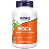 NOW FOODS, EGCg, extracto de té verde, 400 mg, 180 CAPS