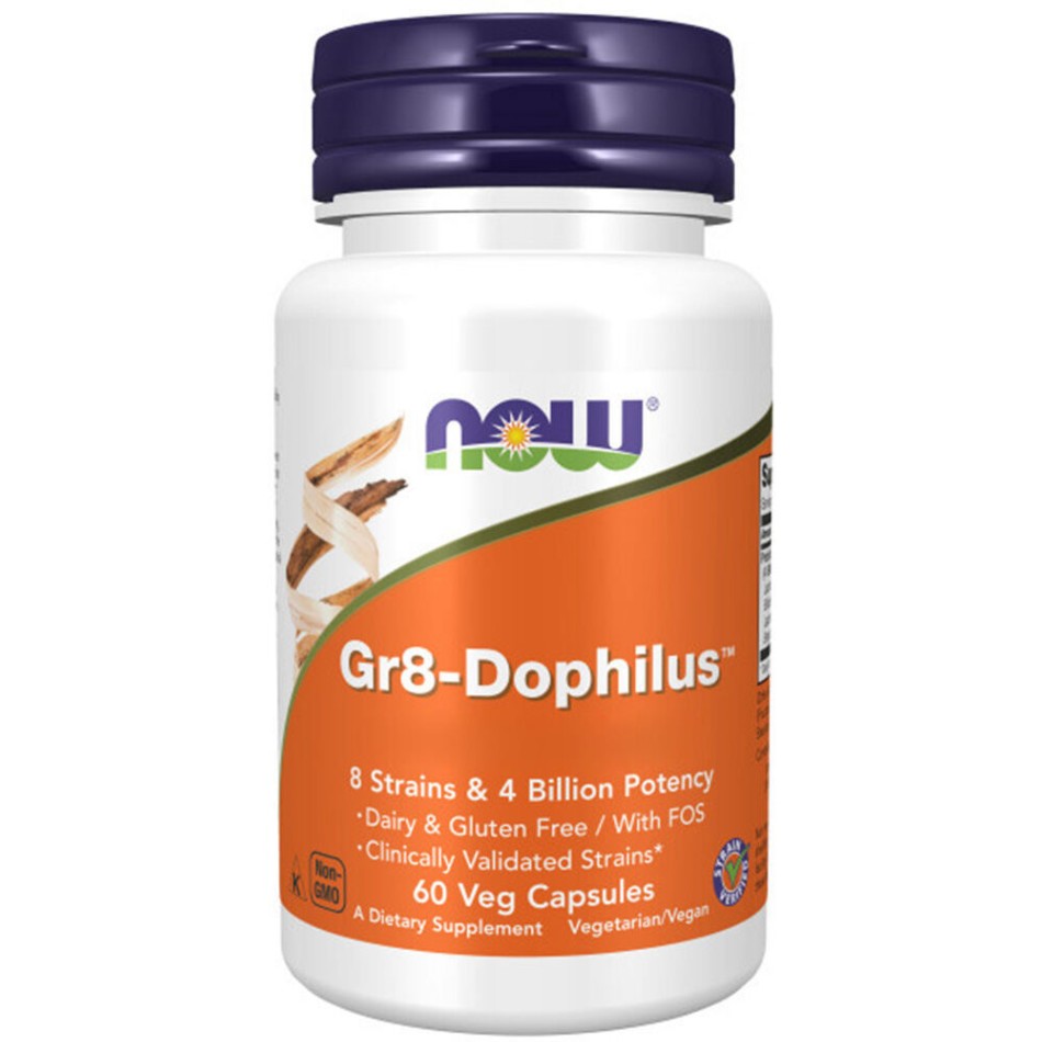 NOW FOODS Gr8-DOPHILUS™, 60 Veg. CAPS
