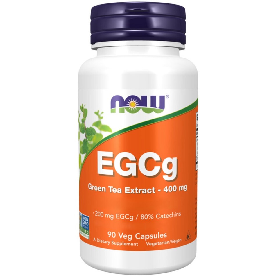 NOW FOODS, EGCg, extracto de té verde, 400 mg, 90 CAPS