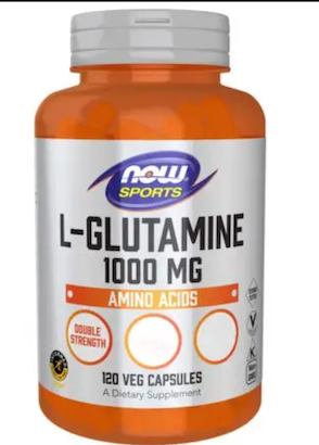  L-GLUTAMINA 1000 MG, 120 CAPSULAS NOW FOODS