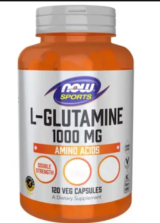  L-GLUTAMINA 1000 MG, 120 CAPSULAS NOW FOODS