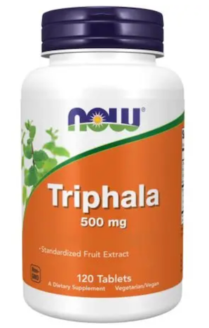  TRIPHALA, 500 MG, 120 COMPRIMIDOS NOW FOODS