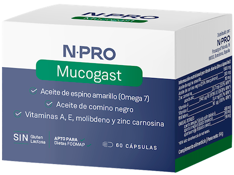 NPRO MUCOGAST 60 PERLAS BLISTER