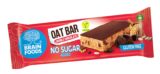 BARRITA AVENA CON DOBLE CHOCOLATE VEGANO SIN GLUTEN SIN AZUCAR 70 GR BRAIN FOODS
