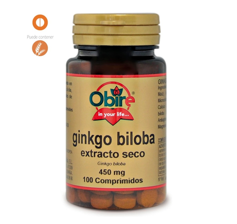 GINKGO BILOBA OBIRE  500 MG 100 CAPSULAS
