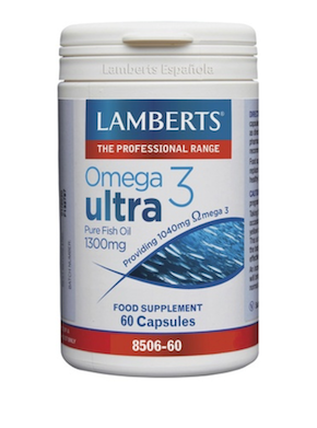 OMEGA 3 ULTRA aceite de pescado puro 1300mg. 60cap